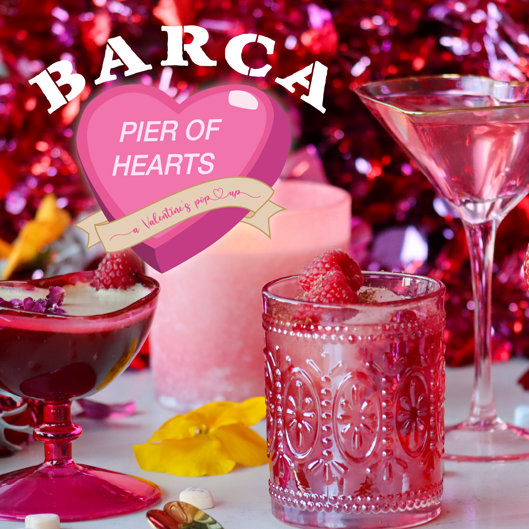 Barca Pier of Hearts, Valentine&rsquo;s Pop-Up
